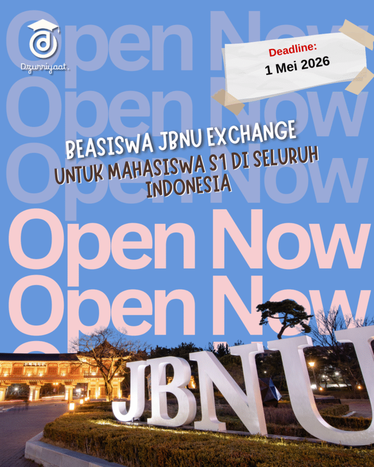 Template JBNU Exchange Program oleh Dzurriyaat Academy