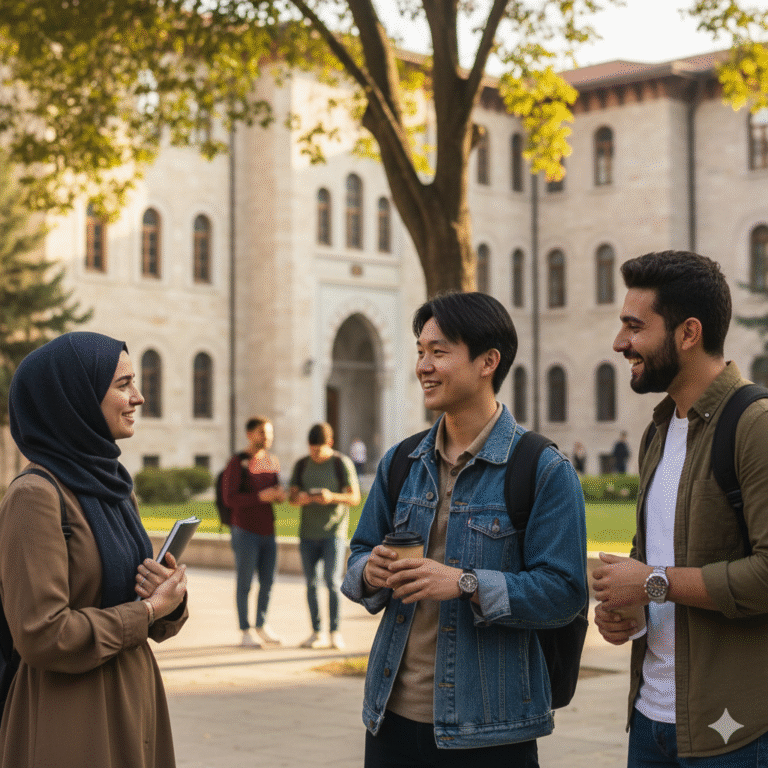 Interaksi Mahasiswa Indonesia dan Turki di Perkuliahan